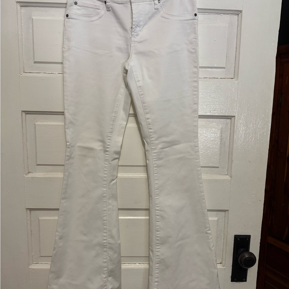 White Flared Jeans